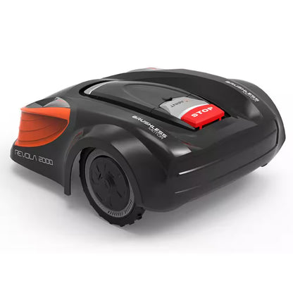 28-Volt 8 In. Cutting Width Robot Lawn Mower Revola X4E Mower, Brushless Wheel Motors, Cloudhawk App and Wifi Control