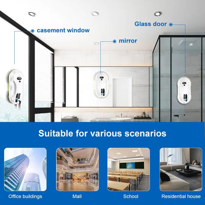 Window Cleaning Robot Vacuum Cleaner, Window Cleaning Robot, Water Spray Glass Cleaning Robot, Water Spray