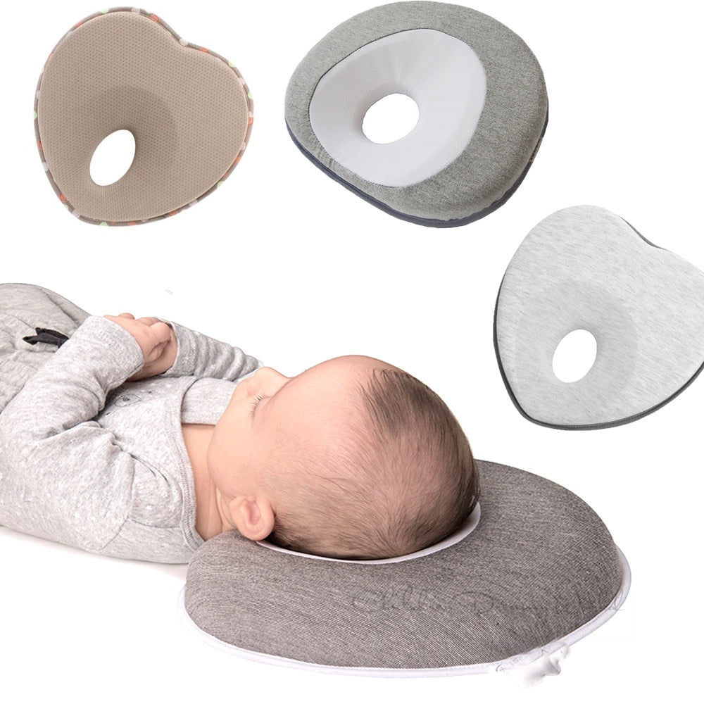 Anti Roll Memory Foam Pillow Head & Neck Support Cushion