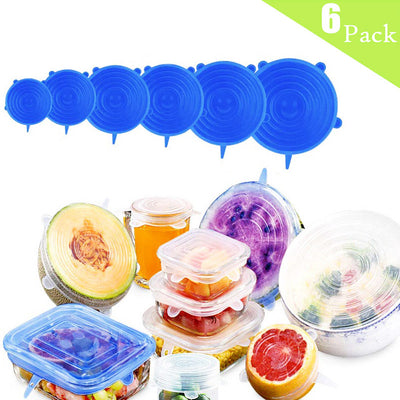 Silicone Stretch Lids Reusable Seal Lids Food