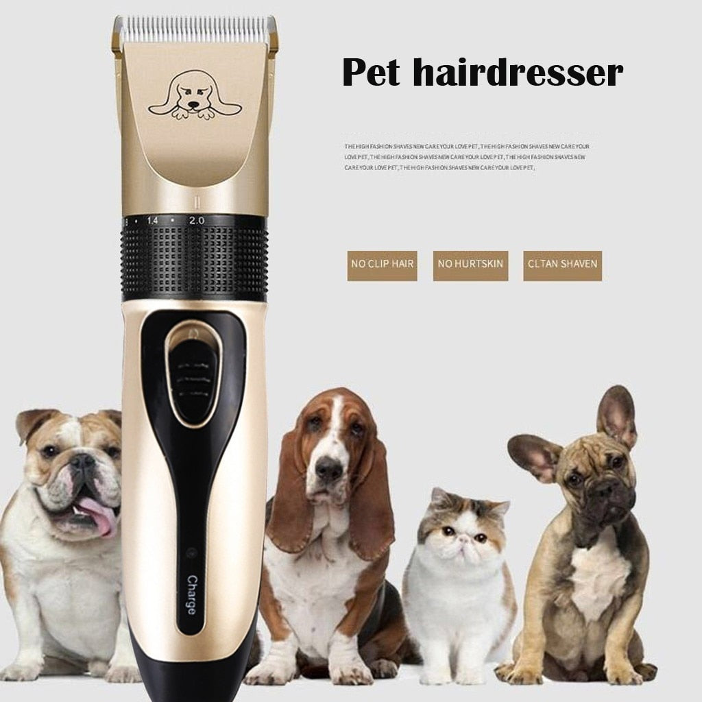 Professional Pet Dog Hair Trimmer Animal Grooming Clippers