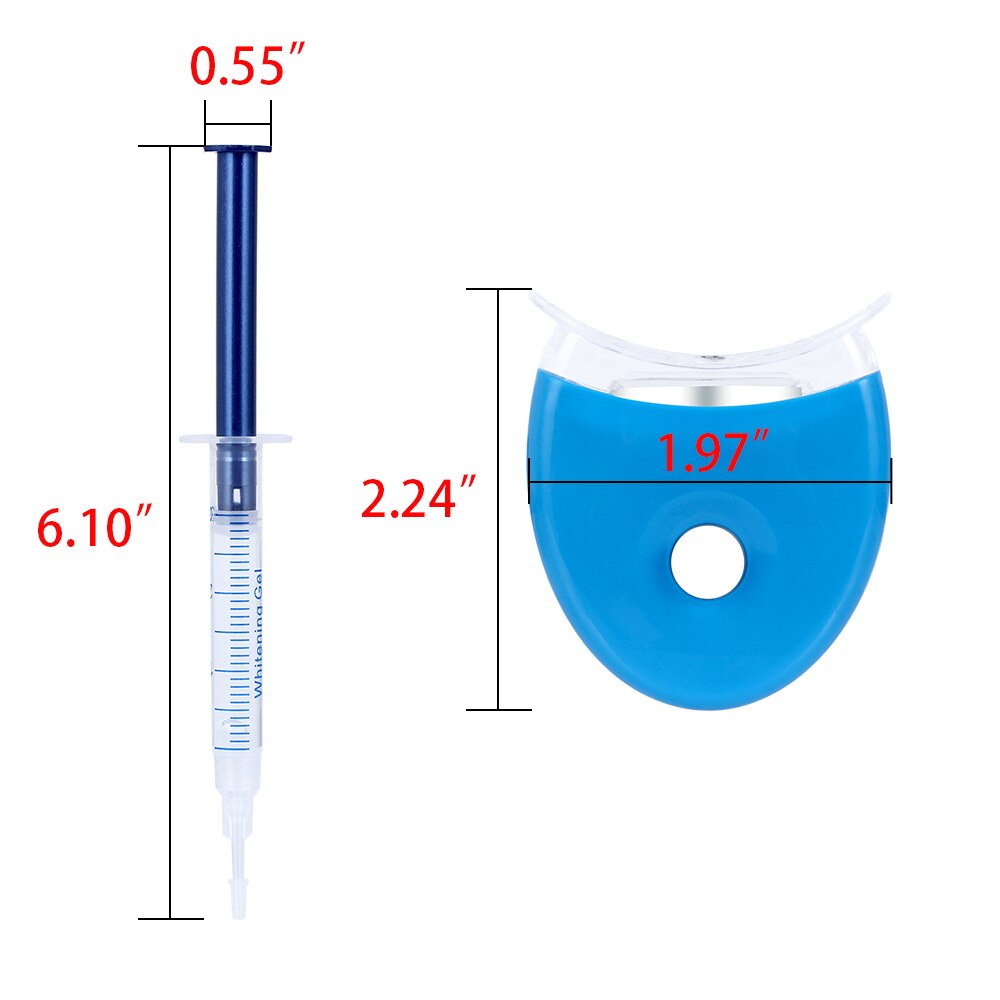 1 set Dental Bleaching System with Gel Kit and LED Light