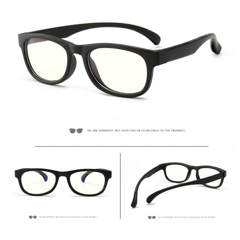 Computer Transparent Blocking Anti Reflective Eyeglasses for Kids