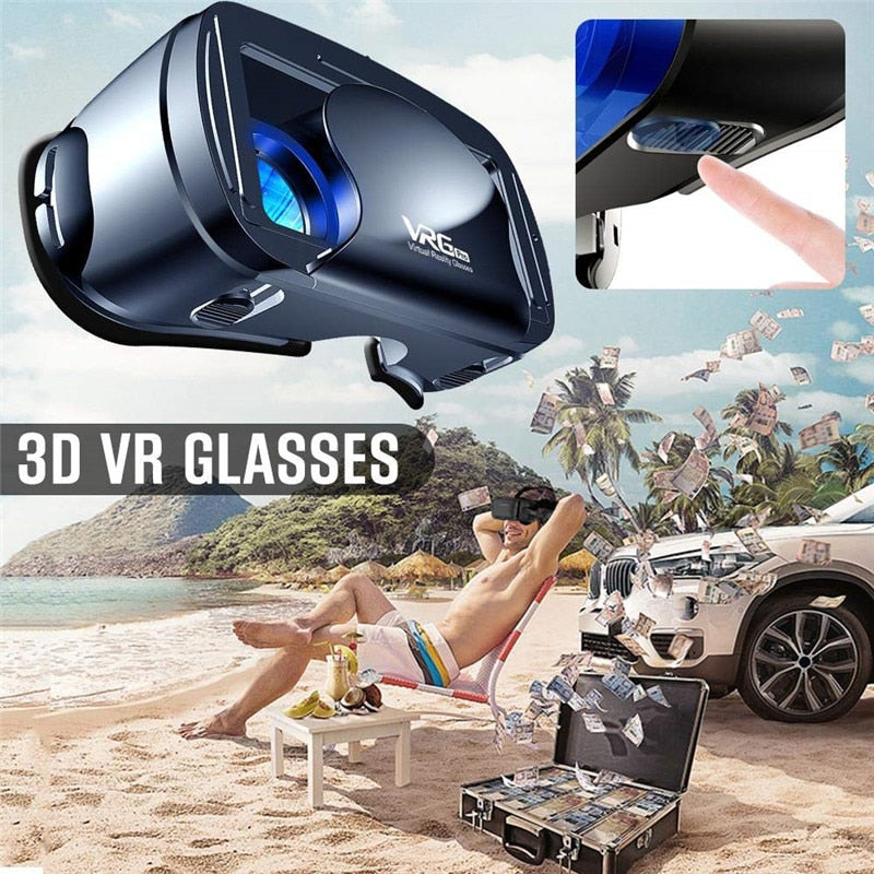 VRG Pro 3D Virtual Reality Glasses Wide Visual 5" to 7" Smartphone