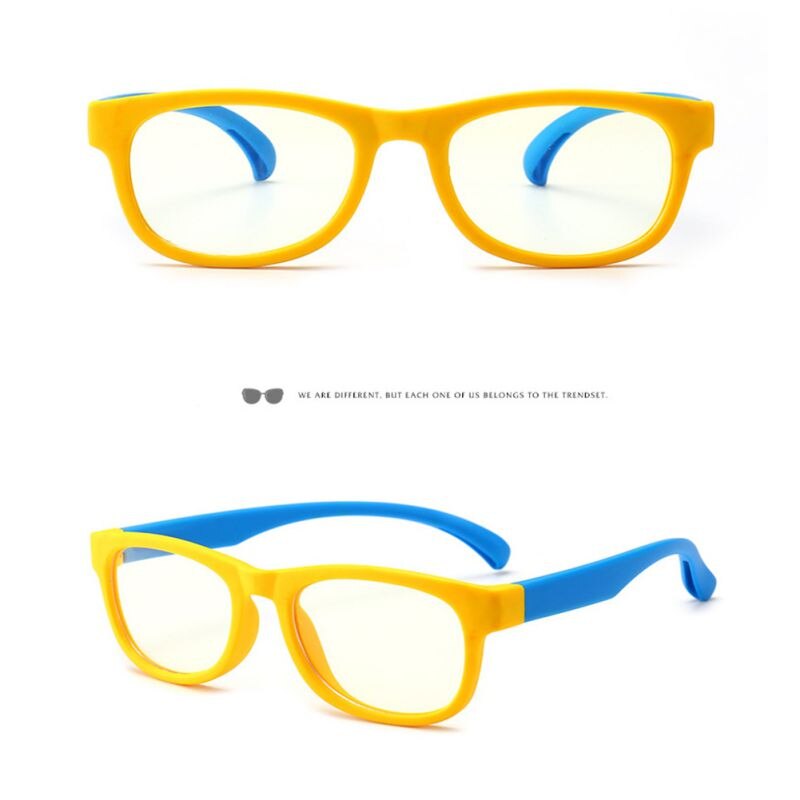 Computer Transparent Blocking Anti Reflective Eyeglasses for Kids