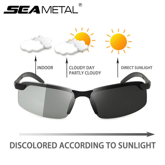 Chameleon Glasses - Auto-Adjusting Photochromic Day and Night Sunglasses