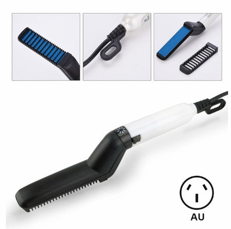 Multifunctional Electric Hair Comb Brush Beard Straightener