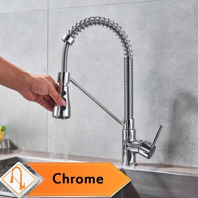 Rozin Matte Black Kitchen Faucet 360 degree rotation