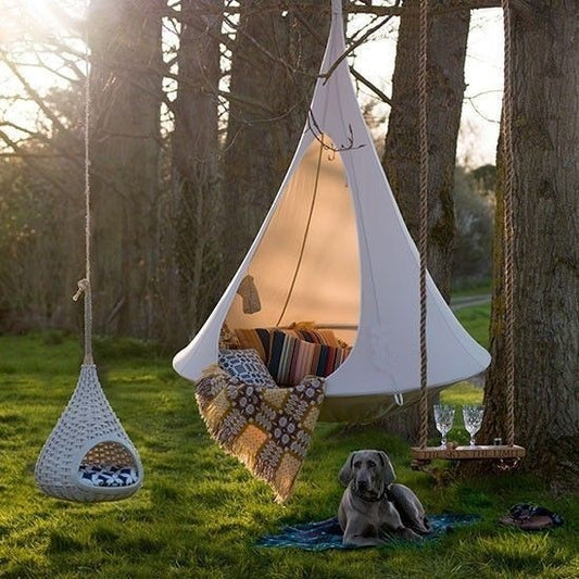 Kids Adults Camping Treehouse Teepee Tree Swing Hammock