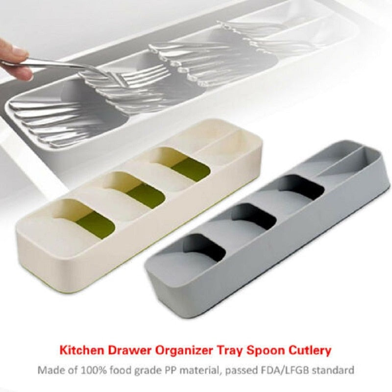 Tray Insert Cutlery Spoon Utensil Divider Organizer